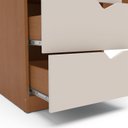 Ver imagem 5 de Escrivaninha Home Office 3 Gavetas 163cm Porto Politorno Móveis