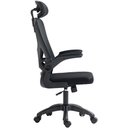 Ver imagem 4 de Cadeira para Escritório giratória presidente Executiva Belaggio Tela Mesh R01 Preto - Lyam Decor