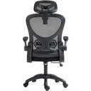 Ver imagem 5 de Cadeira para Escritório giratória presidente Executiva Belaggio Tela Mesh R01 Preto - Lyam Decor