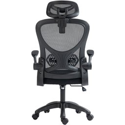 Cadeira para Escritório giratória presidente Executiva Belaggio Tela Mesh R01 Preto - Lyam Decor - 5 Cadeira para Escritório giratória presidente Executiva Belaggio Tela Mesh R01 Preto - Lyam Decor - 5