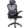 Cadeira para Escritório giratória presidente Executiva Belaggio Tela Mesh R01 Preto - Lyam Decor - 1