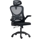 Ver imagem 1 de Cadeira para Escritório giratória presidente Executiva Belaggio Tela Mesh R01 Preto - Lyam Decor