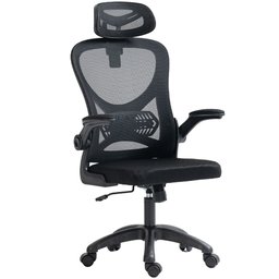 Cadeira para Escritório giratória presidente Executiva Belaggio Tela Mesh R01 Preto - Lyam Decor - 1 Cadeira para Escritório giratória presidente Executiva Belaggio Tela Mesh R01 Preto - Lyam Decor - 1