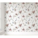 Ver imagem 4 de Papel de parede floral rosa menina infantil M² PP116