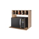 Ver imagem 1 de Suporte Microondas com Nicho Porta Tempero para Cozinha Louis 60cm M12 - D’Rossi