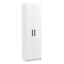 Ver imagem 1 de Armário Multiuso Estreito Slim 2 Portas com Prateleiras para Lavanderia Cozinha e Área de Serviço Or