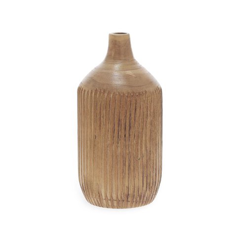 Vaso em Madeira Marrom Mart 39cm
