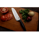 Ver imagem 2 de Faca Santoku Brinox Cross 7'' 31 Cm Lâmina Aço Inoxidável Cabo Preto