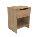 Ver imagem 1 de Mesa de Cabeceira Ditália 1 Gaveta Dm-126 Cor:riviera