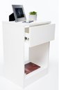 Ver imagem 2 de Kit 2 Mesas de Cabeceira Superior Off White 60x50 Enviamos Montado