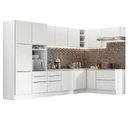 Ver imagem 3 de Armário de Cozinha Completa de Canto 546cm Branco Veludo Lux Madesa 05