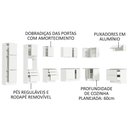 Ver imagem 5 de Armário de Cozinha Completa de Canto 546cm Branco Veludo Lux Madesa 05