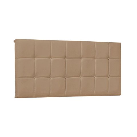 Painel de Cama 140cm Sonhare Suede Bege - Lucadi Home