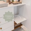 Ver imagem 4 de Conjunto Cômoda Lígia Roupeiro Lígia Quarto de Bebê 100% Mdf