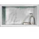 Ver imagem 6 de Nicho de Porcelanato Branco Marmo Douro Polido 60x32cm