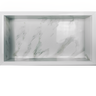 Nicho de Porcelanato Branco Marmo Douro Polido 60x32cm - 1