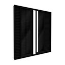 Ver imagem 1 de Porta Balcão de Alumínio 4 Folhas Móveis e 2 Fixas com Fecho Embutido 215x200cm Lucasa Ideale Preto