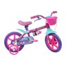 Bicicleta Infantil Caloi Minnie Aro 12 - Roda Lateral Para-lamas - Rosa - 1