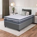 Ver imagem 1 de Cama Box Cairo Molas Ensacadas Solteiro 88x188 King House