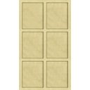 Ver imagem 2 de Papel de Parede Madeira Ripada Boiserie Soft - Várias Cores - Off White