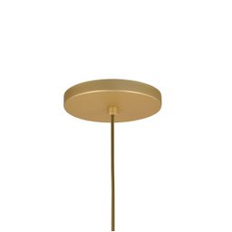Pendente Moderno Luxo Slim para 7 Mini Dicroicas 1,20m Tubo Horizontal Retangular - Dourado - 2