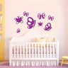 Adesivo de Parede Infantil Borboletas Mod. 5-Extra Grande 100x100cm - 1