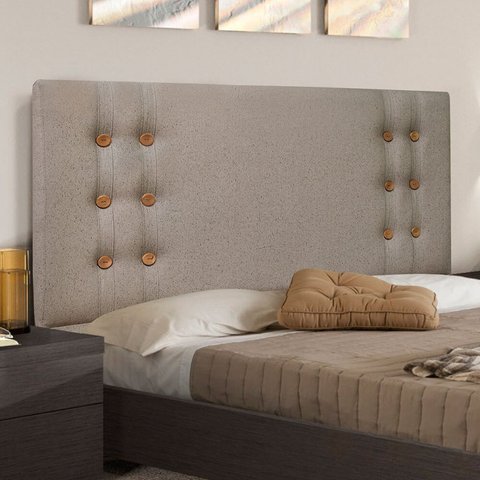 Cabeceira Casal 140Cm Linho Rústico Gênova 