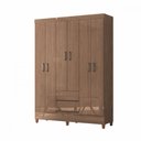 Ver imagem 1 de Guarda Roupa Casal com Pés 6 Portas 2 Gavetas Jequitiba New Jequitiba