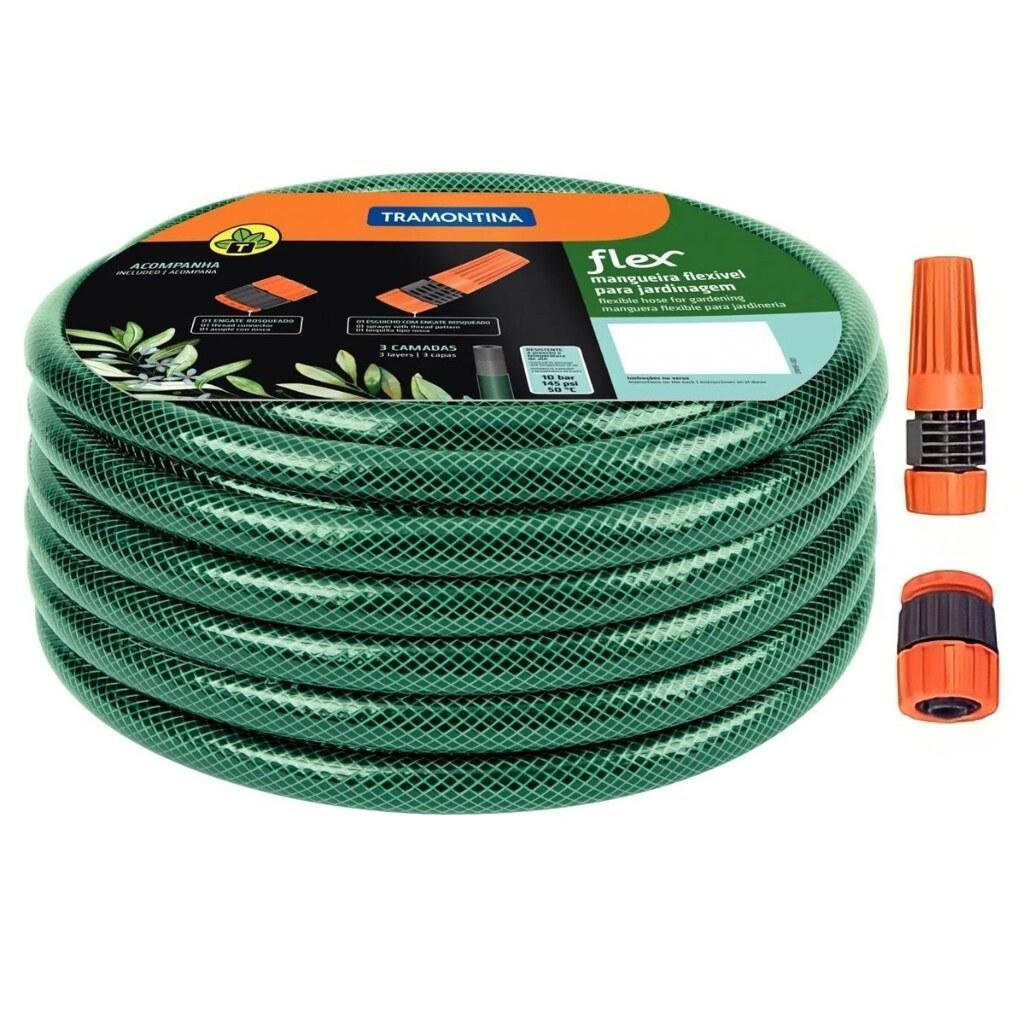 Mangueira para Jardim 10 Metros Tramontina - Kit Completo | MadeiraMadeira