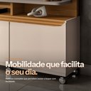 Ver imagem 7 de Estante de TV 70 pol 180cm Mabel Off White/Cinamomo H01 - D’Rossi