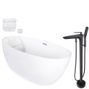 Ver imagem 1 de Kit Banheira Imersão Freestanding Luxo 1.70m C/mist Preto