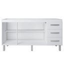 Ver imagem 3 de Balcão com Tampo Emily 160 Cm Branco Moblis