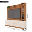 Ver imagem 7 de Estante Home para Tv até 70 Polegadas Marrom Space Caemmun