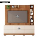 Ver mais imagens de Estante Home para Tv até 70 Polegadas Marrom Space Caemmun