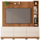 Ver imagem 2 de Estante Home para Tv até 70 Polegadas Marrom Space Caemmun