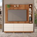Ver imagem 1 de Estante Home para Tv até 70 Polegadas Marrom Space Caemmun