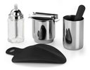 Ver imagem 1 de Conjunto Kit Bar Drinks Caipirinha 6 Peças Balde Gelo Pinça Copo Inox Tabua de Corte Festa
