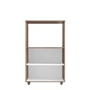 Ver imagem 3 de Armário Multiuso Tais com 2 Portas e com 1 Nicho em Mdp - Savana/off White