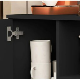 Buffet/aparador Cantinho do Café Tip Top Preto - 3