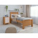 Ver imagem 7 de Cama Solteiro Athenas - Lopas Amendoa Clean/off White - Alta Qualidade!