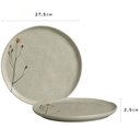 Ver imagem 3 de Aparelho de Jantar 18 Peças Cerâmica Porto Brasil Orgânico Pratos Rasos Fundos Canecas