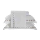 Ver imagem 1 de Jogo Cama 4 Peças Queen Bordado Algarve Branco/fend Kacyumara