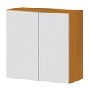 Ver imagem 1 de Armário Aéreo 70cm 2 Portas 100% Mdf Luna Cinamomo/off White