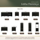 Ver imagem 3 de Cozinha Completa Florença 8 Portas 1 Gaveta MDP 252cm Preta Multimóveis