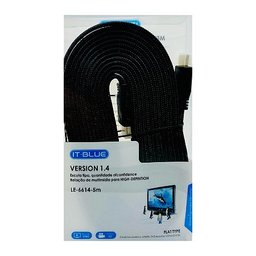 Cabo Hdmi 1.4 5metros Ultra Hd It-blue - 1