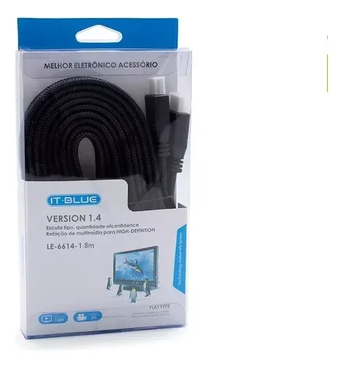 Ver imagem 2 de Cabo Hdmi 1.4 5metros Ultra Hd It-blue