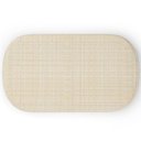Ver imagem 2 de Cabeceira Cama Box Solteiro 100cm Lanna com Puff Recamier Doha W01 Linho Palha - Lyam Decor