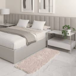 Tapete Passadeira Quarto Antiderrapante Pérola 50 X 140 Cm - 1