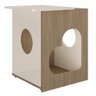Mesa de Apoio Casinha Pet 52 Cm 4574 Carvalho Off White Arly - 4