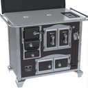 Ver imagem 3 de Fogao a Lenha N 2 Gab Sec Xv Chapa de Aluminio Preto Sd